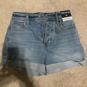 denim shorts